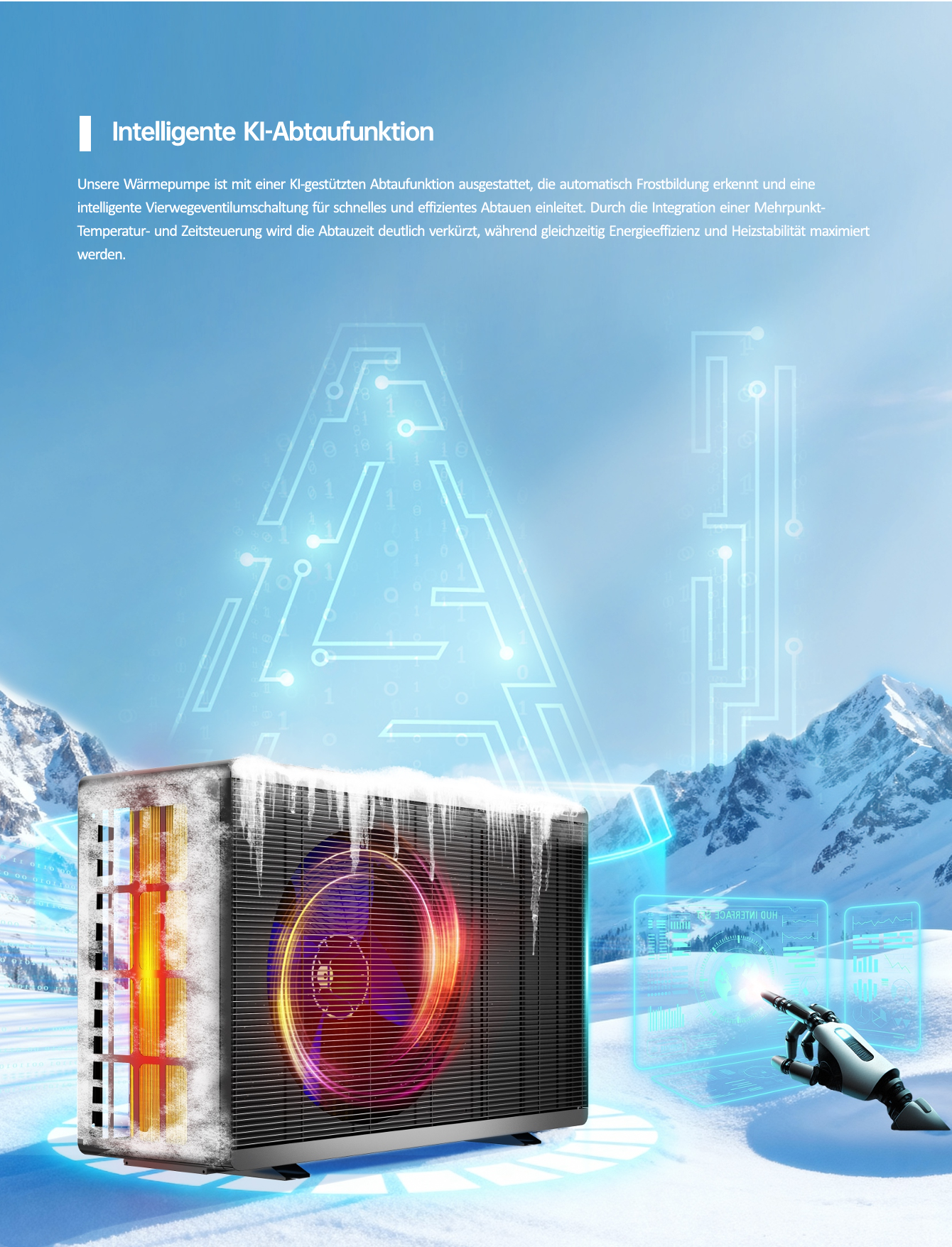 Helios PRO H8 Abtaufunktion